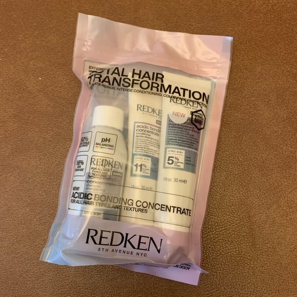 Redken Acidic Bonding Concentrate Mini Set: Shampoo, Conditioner, Leave-in - Picture 1 of 2